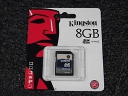 Picture of Kingston Secure digital 8GB Flash Card