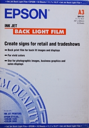 Picture of Epson A3 InkJet Back Light Film