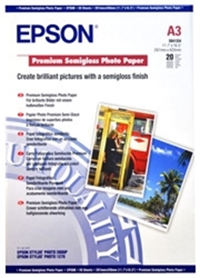 Picture of Epson A3 Semi Gloss Paper (20 Sheets)