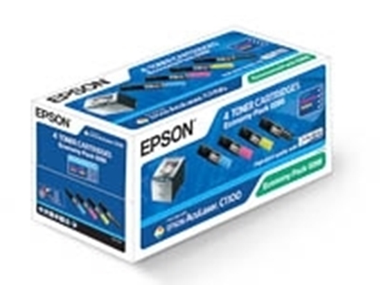 Picture of Epson C 1100 CX 11N Economy pack (3 colours &