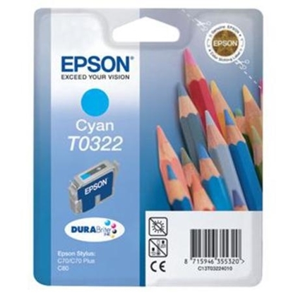 Picture of Epson C 70 / C 80 Cyan Ink Cartridge