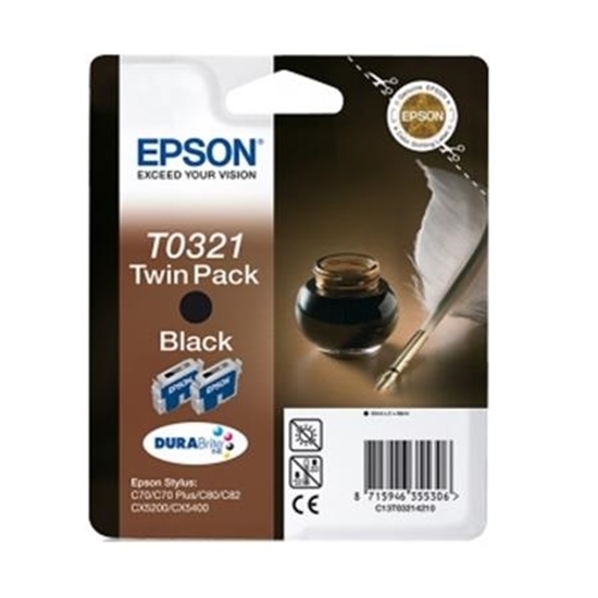 Picture of Epson C 70 / C 80C/ C 82 Black Ink Cartridge