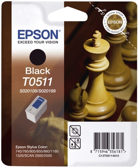 Picture of Epson Stylus Black ink S020189 + S020108