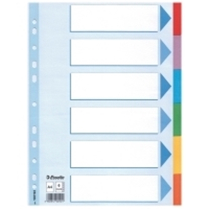 Picture of ESSELTE  DIVIDER 6 TABS CBRD