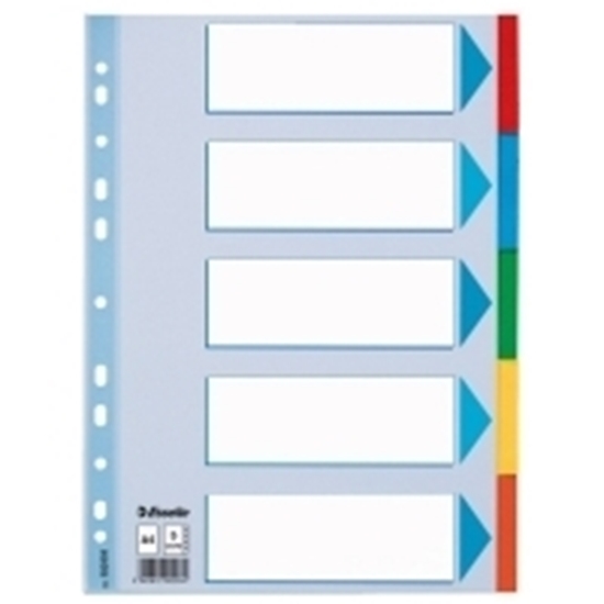 Picture of Esselte A4 Divider 5 Tabs CBRD