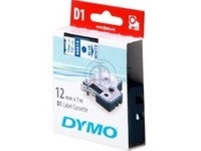 Picture of Esselte DYMO 12mm Blue on white Tape