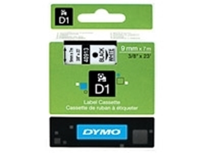 Picture of Esselte DYMO 9mm Black on White Tape