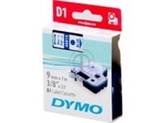 Picture of Esselte DYMO 9mm Blue White Tape