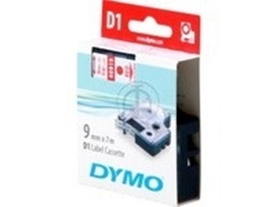 Picture of Esselte DYMO 9mm Red/White Tape