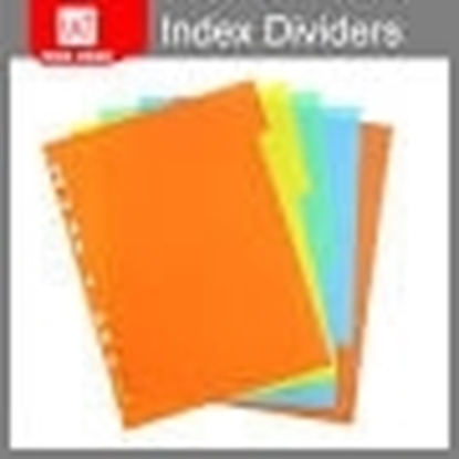 Picture of Falken Plastic Index A4 div Colour