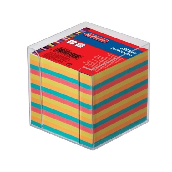 Picture of HERLITZ CUBE BOX -CLEAR 650 PAPER-COL