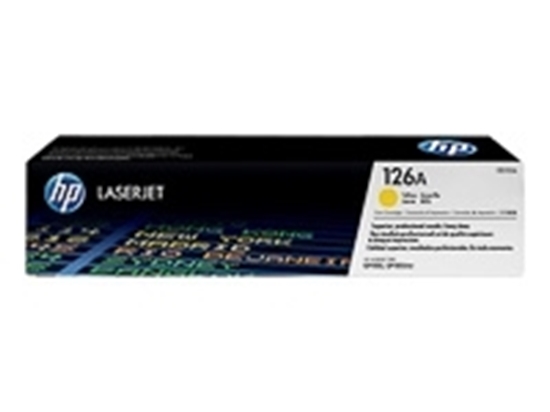 Picture of HP #126A CLJ  CP1025 Yellow Toner