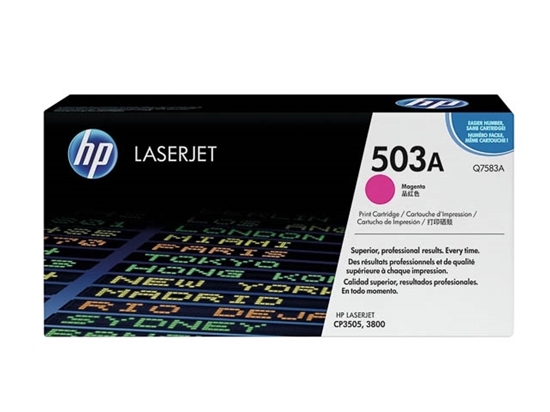 Picture of HP #503A Colour LJet 3800 Magenta Toner CP 3505