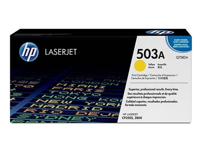 Picture of HP #503A Colour LJet 3800 Yellow Toner CP 3505