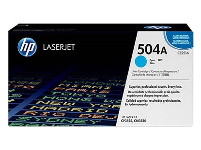 Picture of HP #504A Cyan for Color LJ CM3530/ CP3525