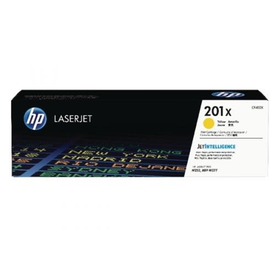 Picture of HP #201X  M252 / MFP  M277 Yellow  toner