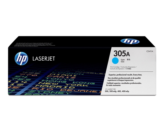 Picture of HP #305A laserjet pro 300, 400 Cyan toner