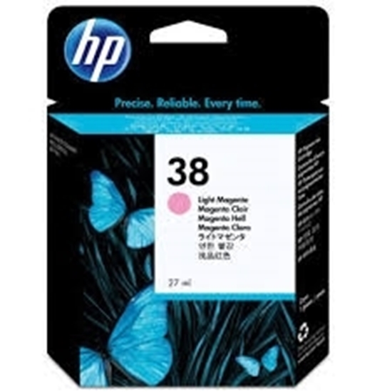 Picture of HP #38 B 9180 Light Magenta  Ink Cartridge