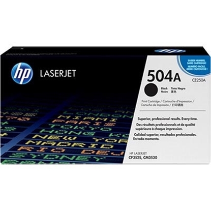 Picture of HP #504A Black forColor LJ CM3530/ CP3525 Low