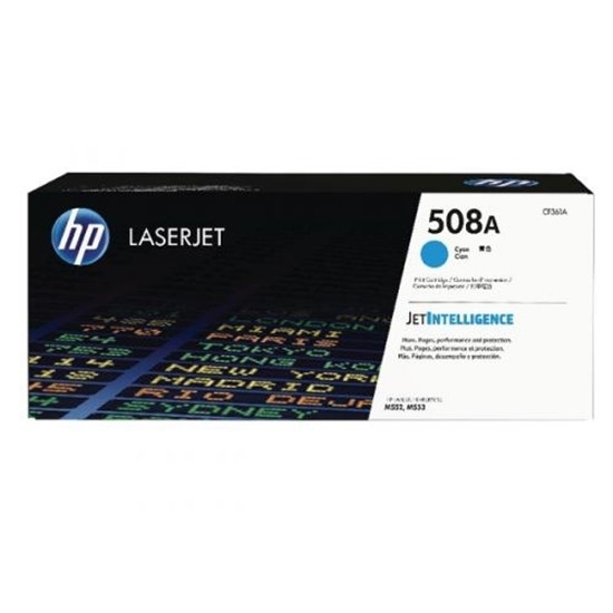 Picture of HP #508A CLJ M552 / M553 Cyan Toner