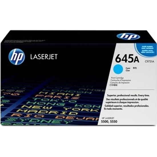 Picture of HP #645A Colour LaserJet 5500 / 5550 Cyan