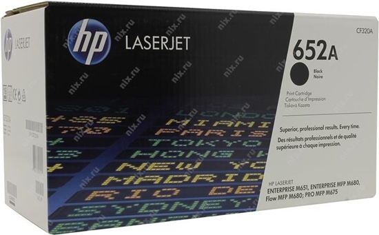 Picture of HP #652A   Black Toner for M651