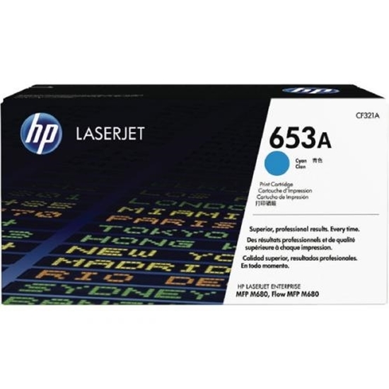 Picture of HP #653A  Cyan Toner