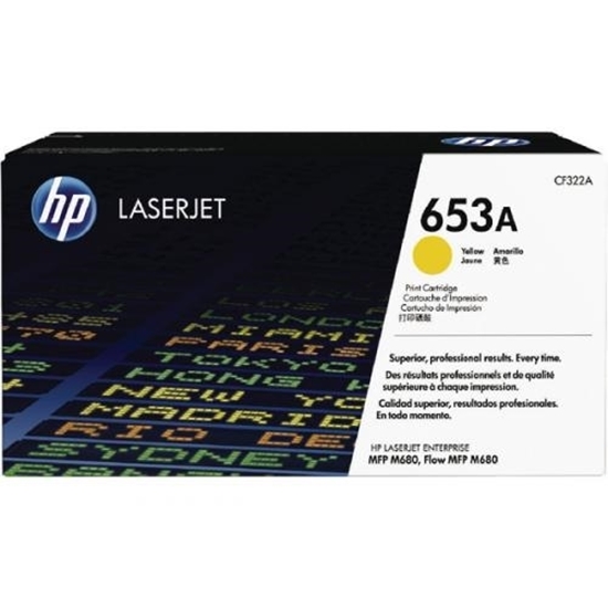 Picture of HP #653A  Yellow Toner