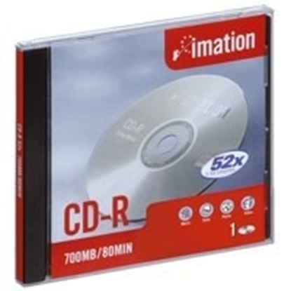 Picture of Imation White Printable CD's 52X Jewel Case