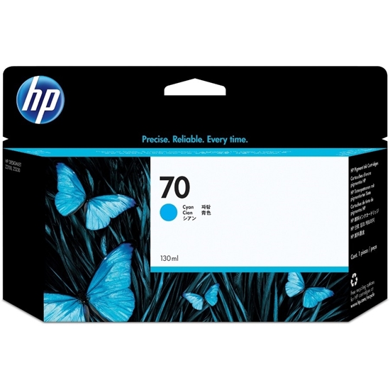 Picture of HP #70  Cyan  Ink Cartridge