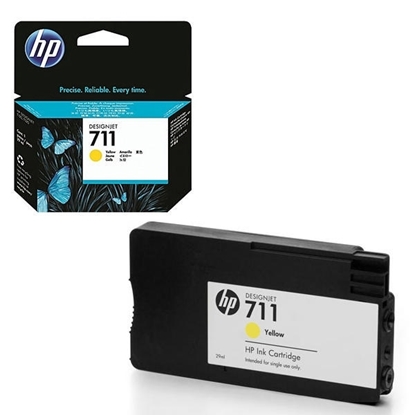 Picture of HP #711 3-Pack Yellow  3x29ml