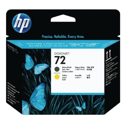 Picture of HP #72  PrintHead Matte Black / Yellow