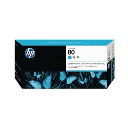 Picture of HP #80 Cyan PrintHead For 1050 / 1055