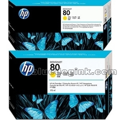 Picture of HP #80 Plotter Yellow 1050 Value Pack