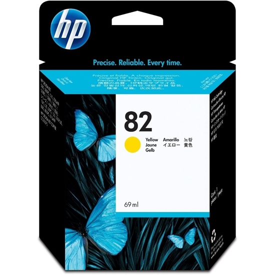 Picture of HP #82 DesignJet 500/ 510 800/ 815 Yellow Ink