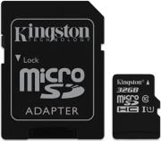 Picture of Kingston Micro SD Card  32GB 10Class