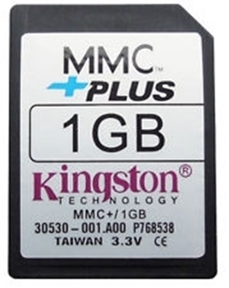 Picture of Kingston MMC Plus 1GB memory Card - Discontinued