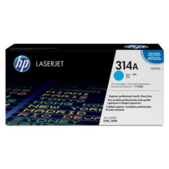 Picture of HP #314A Colour LaserJet 3000 Cyan Toner 3000