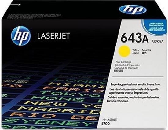 Picture of HP #643A Colour LaserJet 4700 Yellow Toner