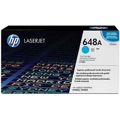 Picture of HP #648A Colour LJ Cyan Toner for CP4025