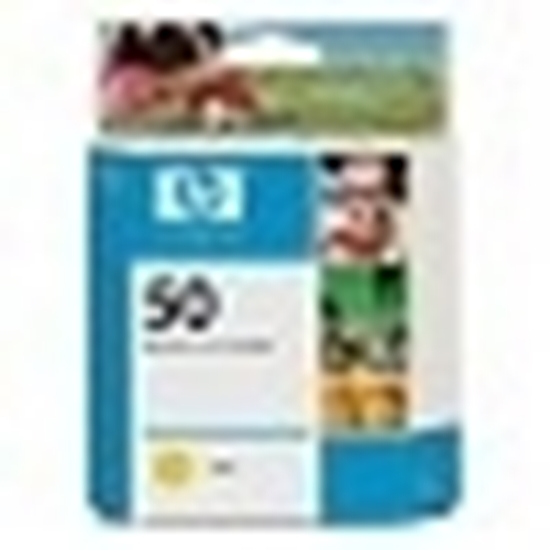 Picture of HP #50 InkJet Yellow Cartidge for 250 & 650