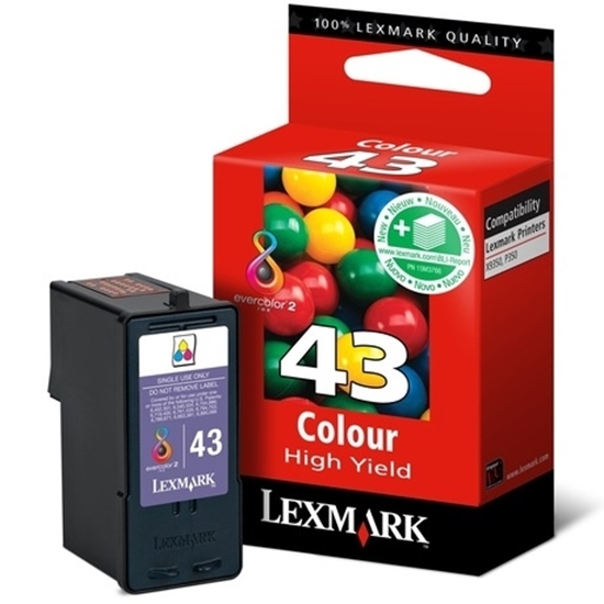 Picture of Lexmark  #43XL Colour Ink Cartridge