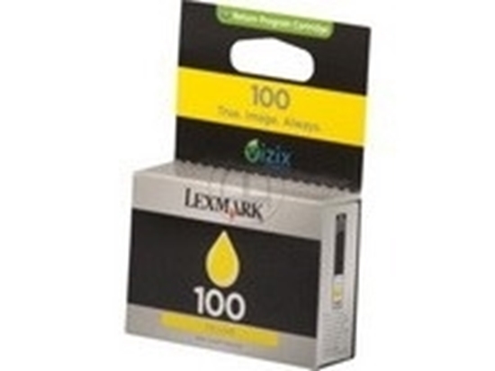 Picture of Lexmark #100 Yellow Low Ink