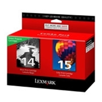 Picture of Lexmark #14 + #15 Combo Pack