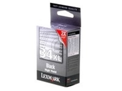 Picture of LEXMARK #34XL High Black Cart X 5250  P 6250