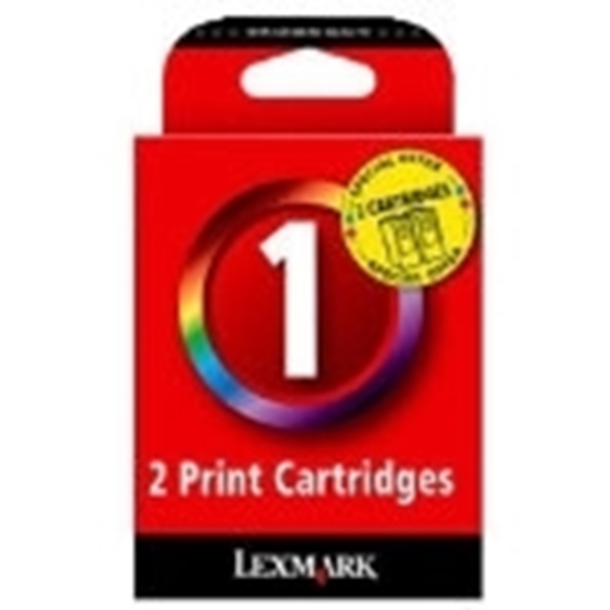 Picture of Lexmark 2 X #1 black/ Colour Cartridge