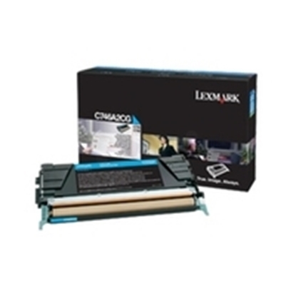 Picture of Lexmark C 746 Cyan Cartridge Standard