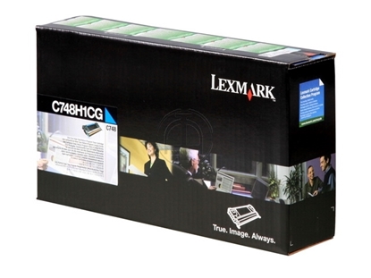 Picture of Lexmark C748 Cyan Cartridge High