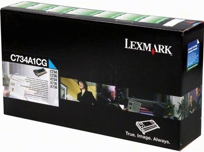 Picture of Lexmark Cyan toner C734/ C736/ X734