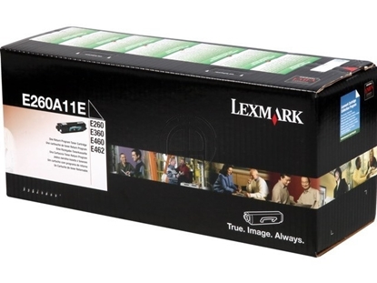 Picture of Lexmark E260 Black Return Toner Cartridge